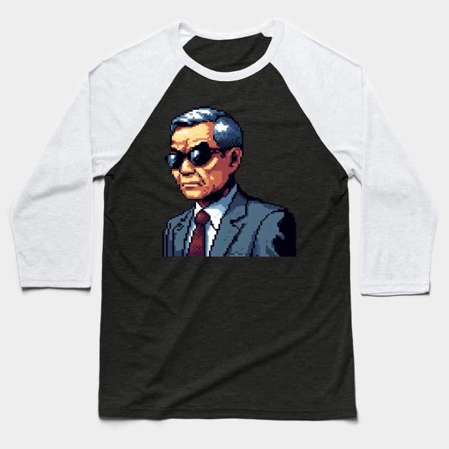 Old boss! Baseball T-Shirt by StudioWorcs